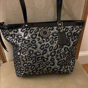 Coach Leopard Tote